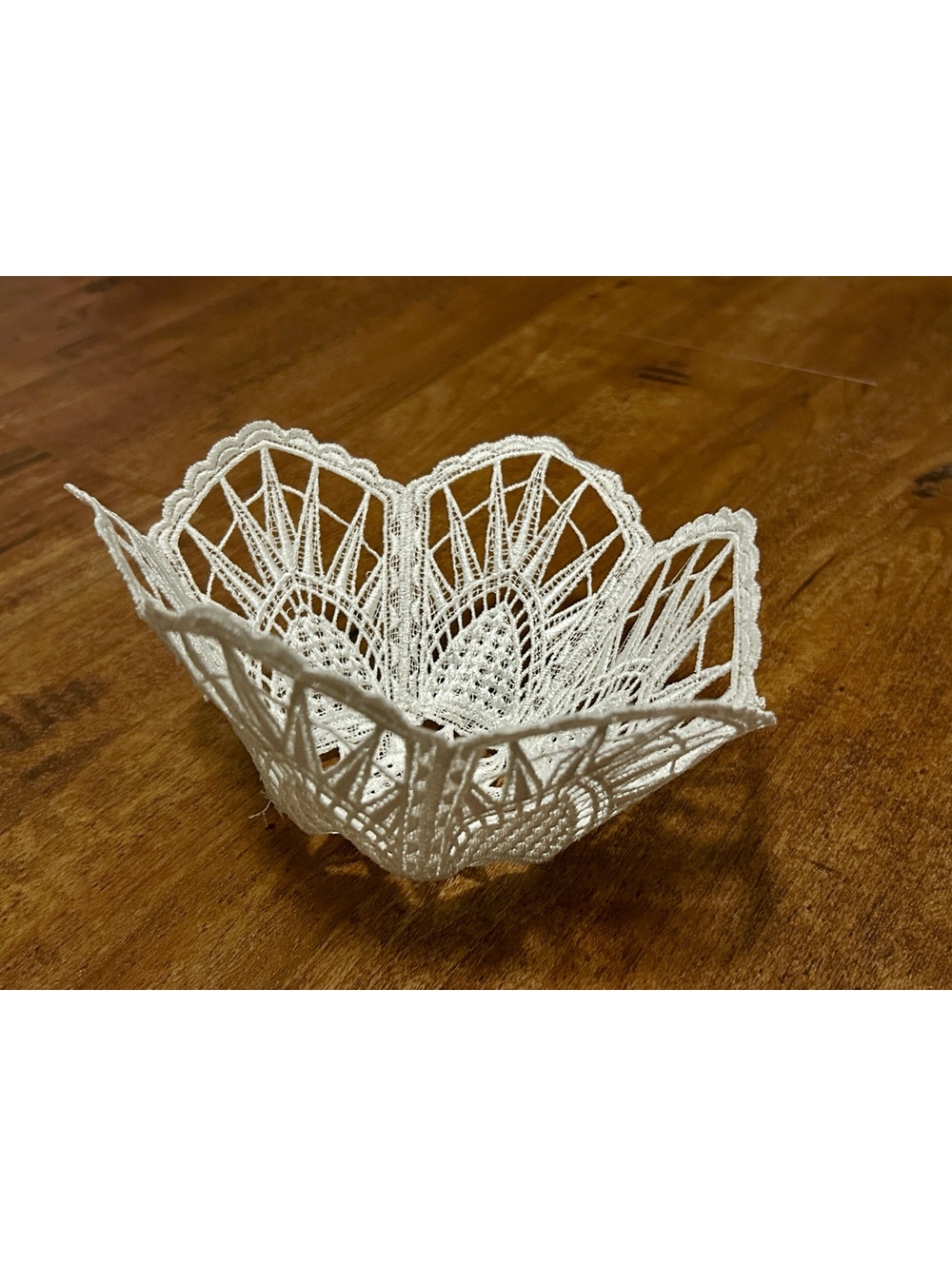 Vintage White Lace Decorative Doilie
